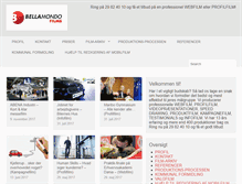 Tablet Screenshot of bellamondo.dk